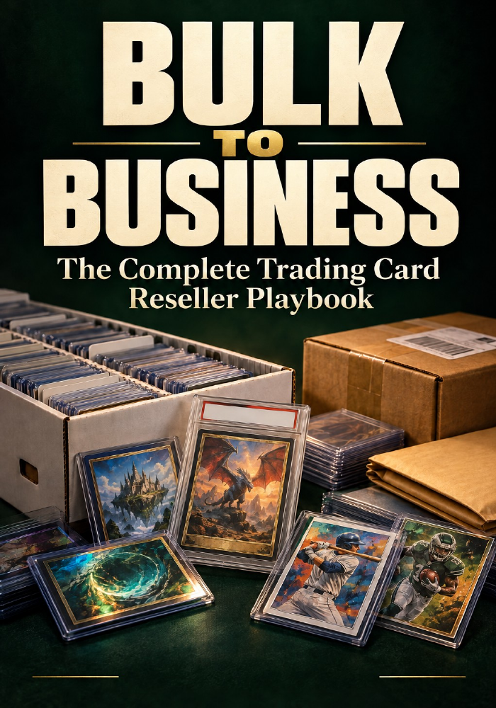 The Complete Trading Card Reseller Playbook PDF cover